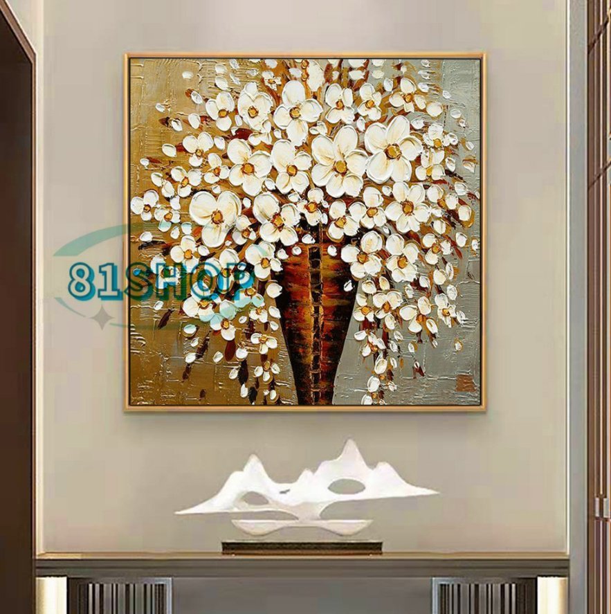 「81SHOP」 人気美品★純粋な手描きの絵画 マネーツリー 応接間掛画 玄関飾り 廊下壁画拍卖