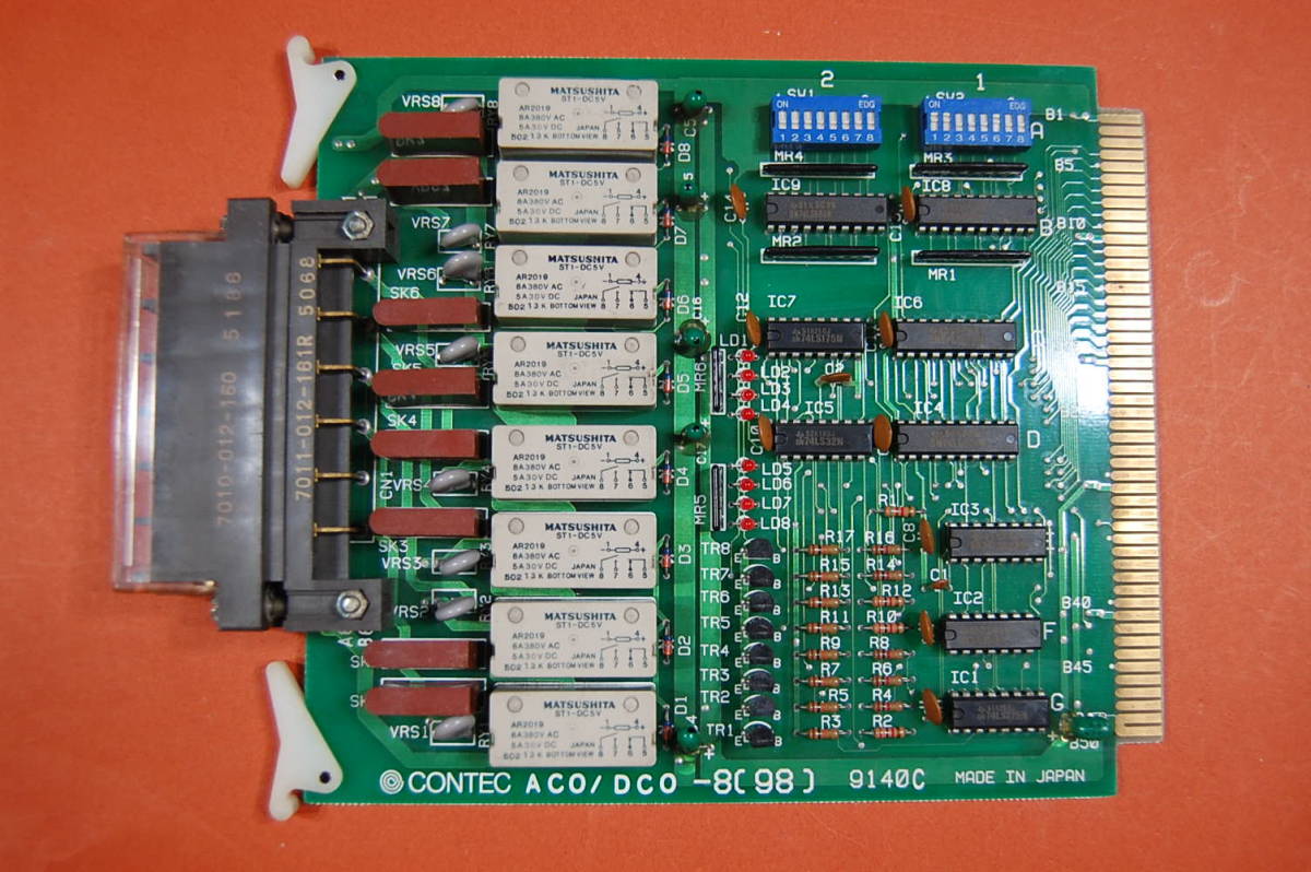 PC98 Cバス用 インターフェースボード CONTEC ACO/DCO-8(98) 9140C リレー接点出力? 動作未確認 ジャンク扱いにて S-106 4116 拍卖