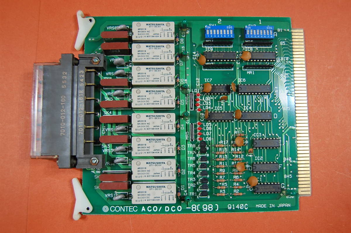 PC98 Cバス用 インターフェースボード CONTEC ACO/DCO-8(98) 9140C リレー接点出力? 動作未確認 ジャンク扱いにて S-107 4430 拍卖