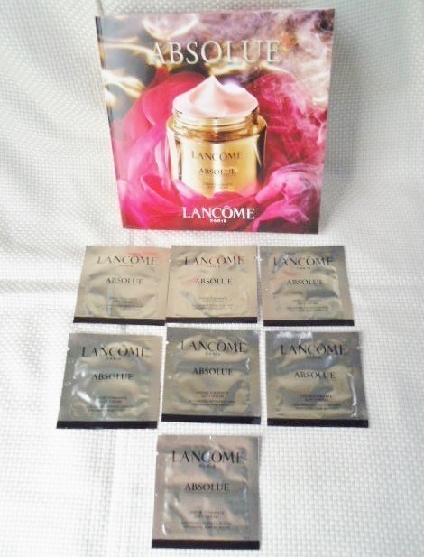7包 サンプル/ランコム アプソリュ ソフトクリーム/4171円相当 LANCOME 試供品 クリーム ABUSOLUE ローズ 薔薇拍卖