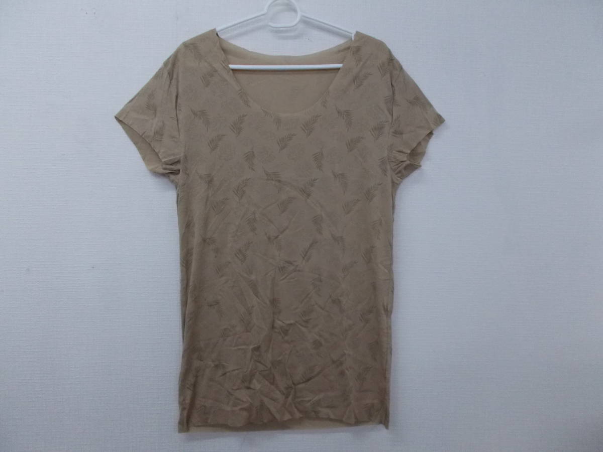 88-00754 送料無料 【アウトレット品】 GUNZE クルーネックTシャツ メンズ LLサイズ クリアベージュ拍卖