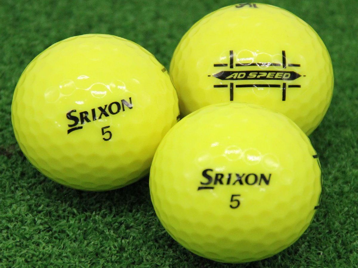 ABランク スリクソン SRIXON AD SPEED パッションイエロー 2022年モデル 20個 球手箱 ロストボール拍卖