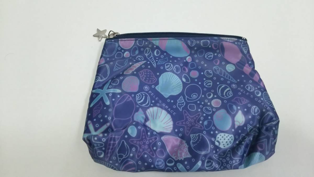 貝・ヒトデ柄 ポーチ拍卖