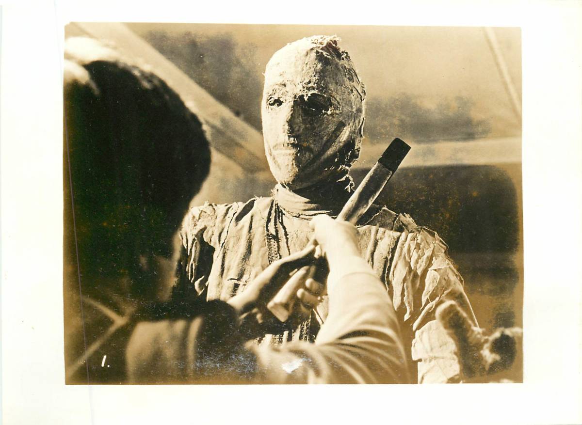 p35706『ミイラ怪人の呪い』スチル アンドレ・モレル ジョン・フィリップス ジョン・ギリング デヴィッド・バック拍卖