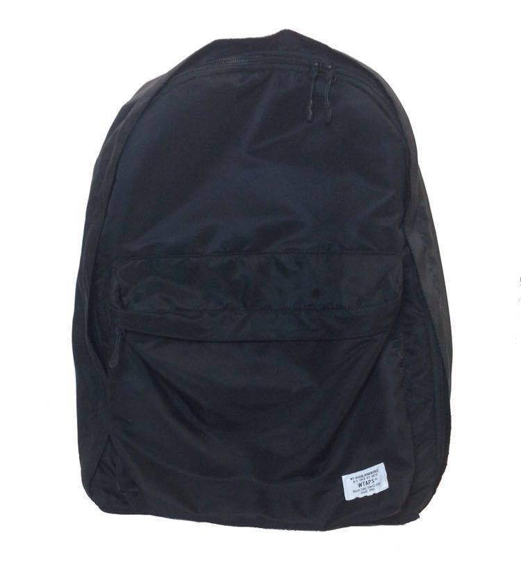 美品 WTAPS ダブルタップス BOOK PACK リュック バックパック ナイロン ブラック拍卖