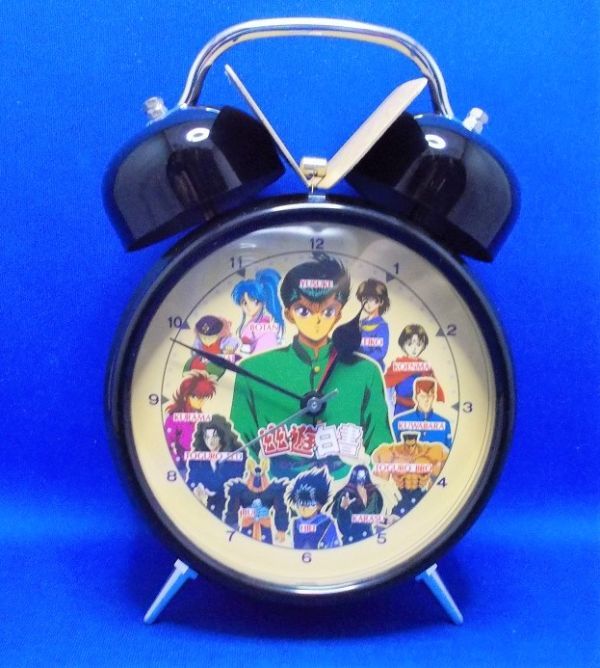 未使用 MOVIC 幽遊白書 目覚し時計 ASKA 冨樫義博 少年ジャンプ 東映動画 レトロ 当時物 目覚まし時計 YuYu Hakusho拍卖