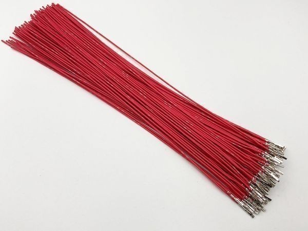 【0253配線 赤*10】 タイコエレクトロニクス AMP 025型 IIIシリーズ 0.64 F メス端子圧着済み 電線 検索用) PIVOT ウイッシュ トヨタ拍卖