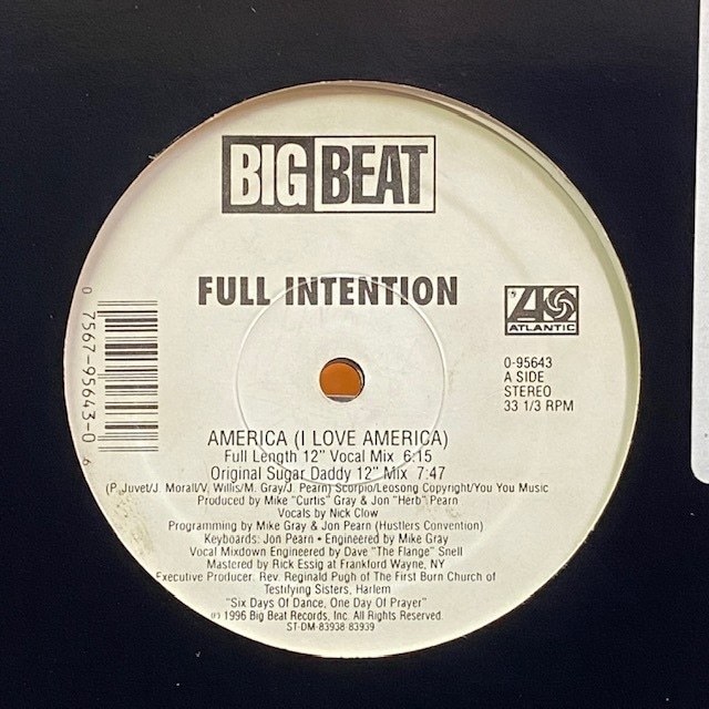 Full Intention - America (I Love America)(2 × 12")拍卖