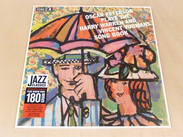 未開封オスカー・ピーターソンPlays The Harry Warren & Vincent Youmans Song Book限定リマスター180g重量盤LP+ボーナス2曲Oscar Peterson拍卖