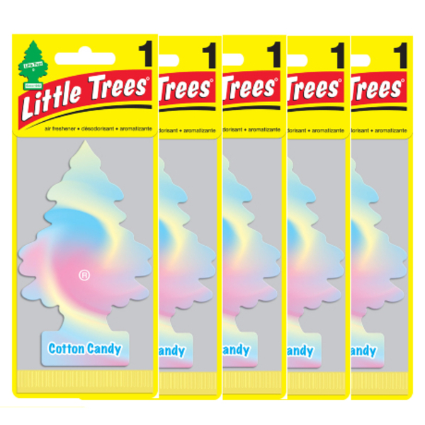 Little Trees リトルツリー エアフレッシュナー Cotton Candy コットンキャンディー USDM 5枚セット拍卖