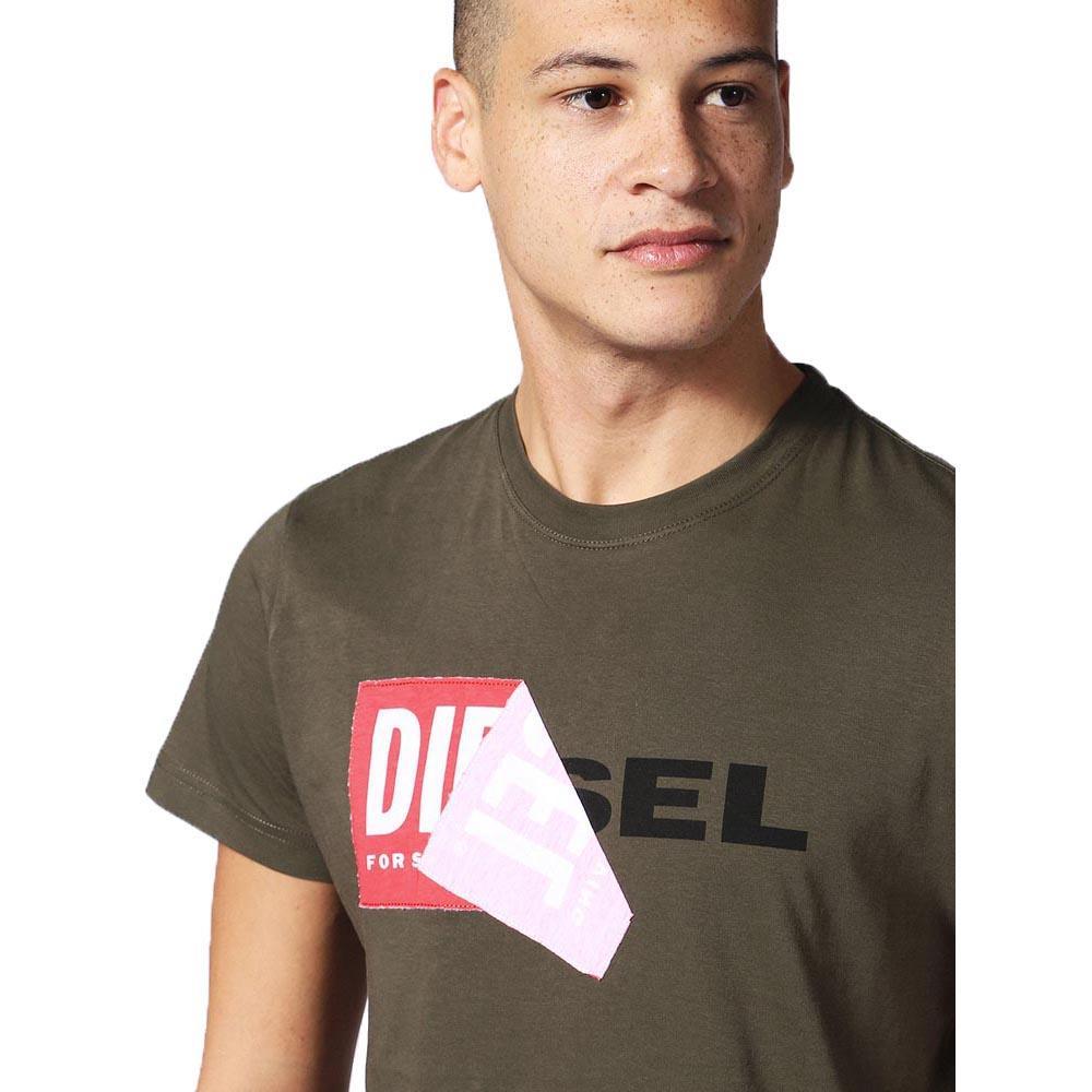 * ラスト * レアカラー * 正規品 DIESEL T-DIEGO-QA ディーゼル Tシャツ XL / Olive *拍卖