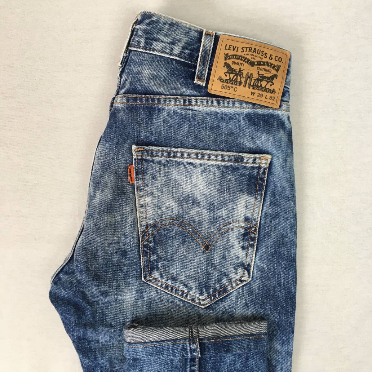 Levi's リーバイス 505C 29998-0005 スリムストレート デニム パンツ ジーンズ W29 L32 ジップフライ オレンジタブ拍卖
