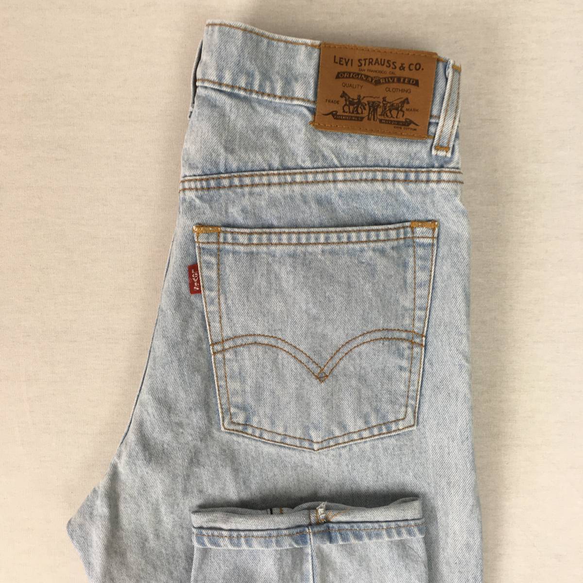 【80s】Levi's リーバイス 626-0217 88年 デニム テーパード ジーンズ W31 L31 パンツ 革パッチ ジップフライ拍卖