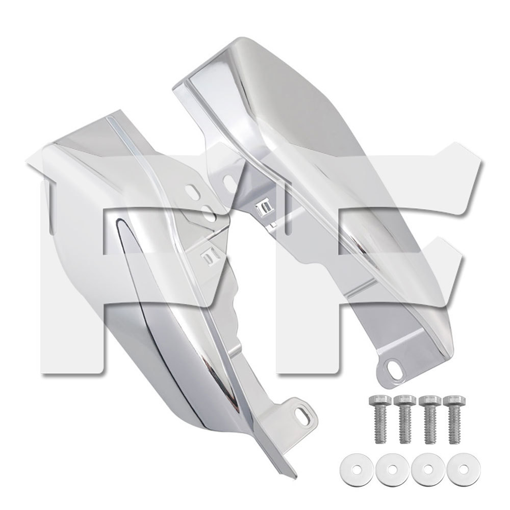 ハーレー ツーリング 2017-2023 ミッド フレーム エアディフレクター ヒートシールド クローム 新品拍卖