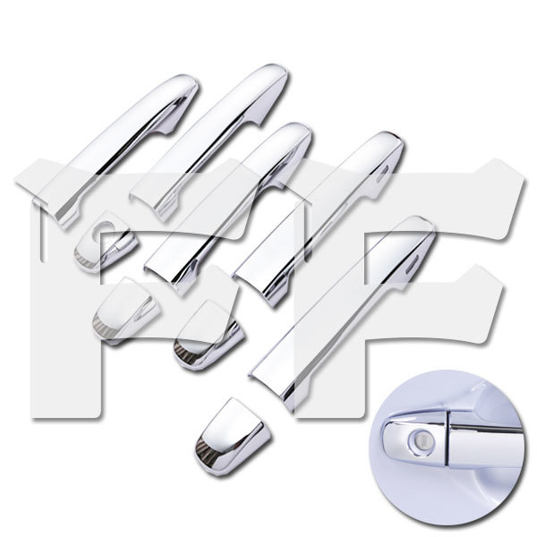 送料無料● トヨタ PRIUS プリウス 30系 前期 ドア ハンドル カバー ノブ カバー ガーニッシュ ABS メッキ 鏡面 新品拍卖