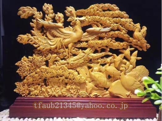 【ケーリーフショップ】精密細工 木彫り 工芸品 装飾品 オフィス テーブル置物拍卖