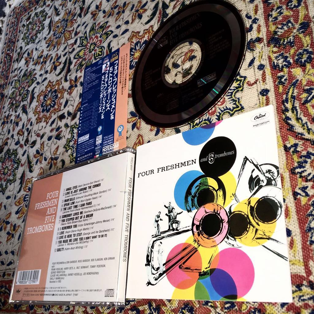 フォア・フレッシュメン&5トロンボーンズ/バーニー・ケッセル/フランク・ロソリーノ/クロード・ウィリアムソン/シェリー・マン/名盤1955年拍卖