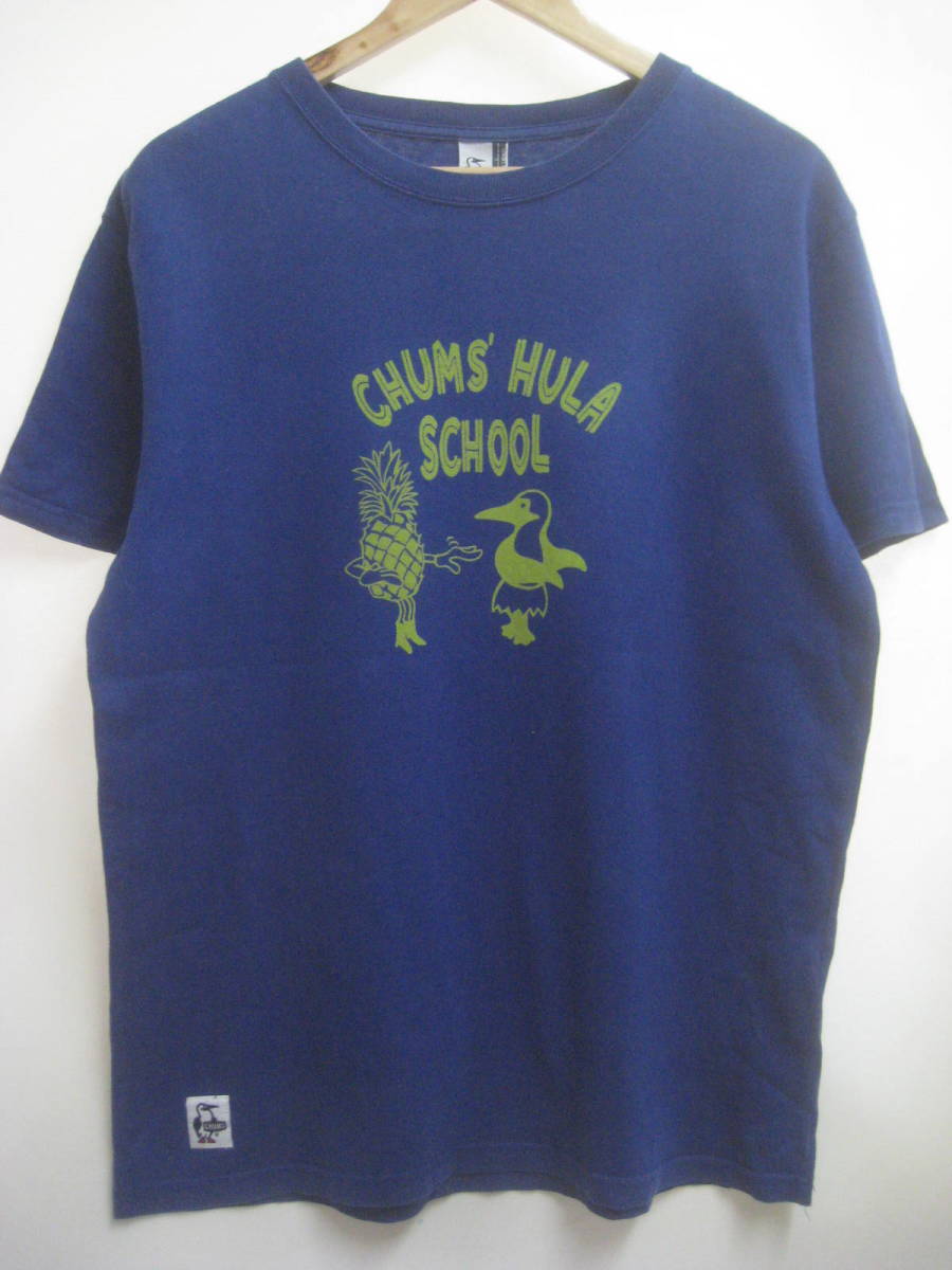 一点物!! CHUMS チャムス プリントTシャツ CHUMS'HULA SCHOOL サイズ L拍卖