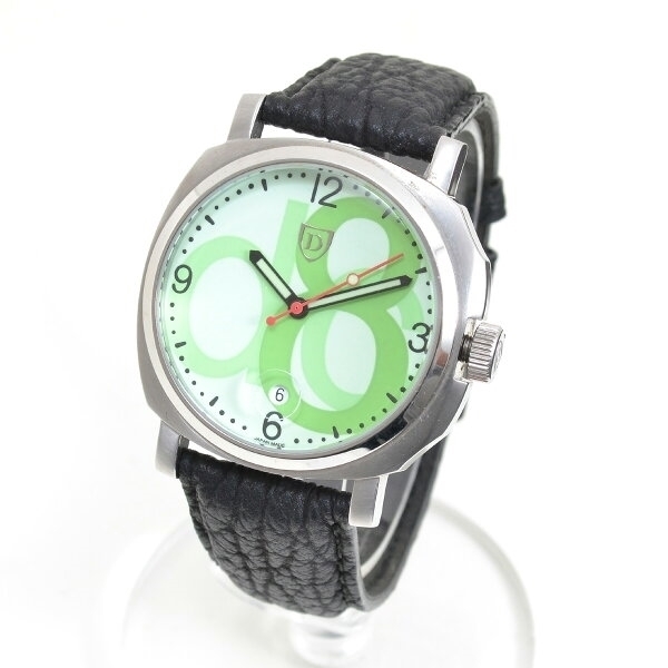 ●026693 DITA × DAVID CARSON ディータ ●クォーツ腕時計 アナログ メンズ シルバー ブラック拍卖