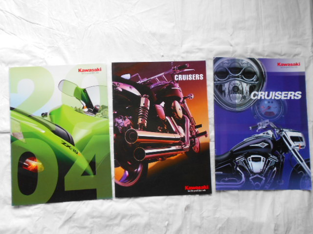 KawasaKi CRUISERS クルーザー シリーズパンフレット2枚+1枚拍卖