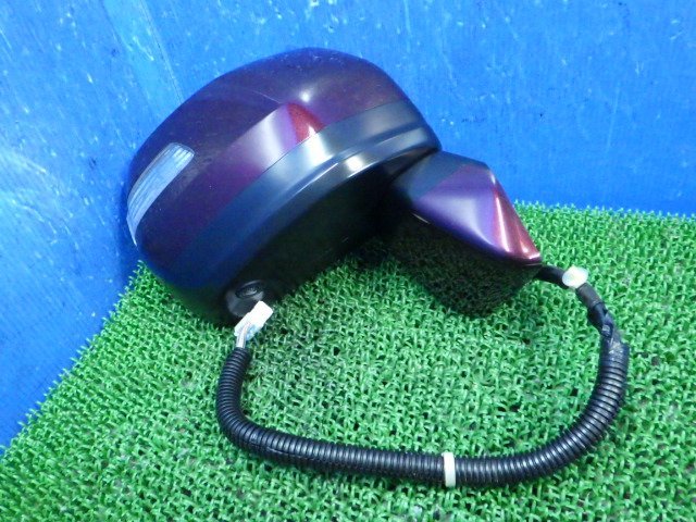 【B】 カメラ ウインカー付 ホンダ純正 ドアミラー 右/運転席側 RK1 ステップワゴン 14ピン 14P RP43P ディープボルドーパール RK2 RK5 RK6拍卖