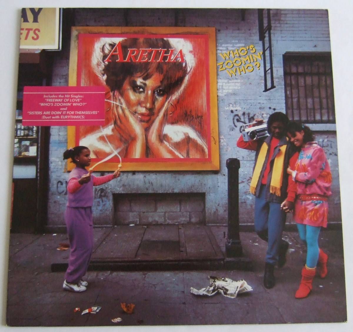 独盤 ARETHA FRANKLIN WHO’S ZOOMIN’ WHO ? W.Germany アレサ・フランクリン拍卖