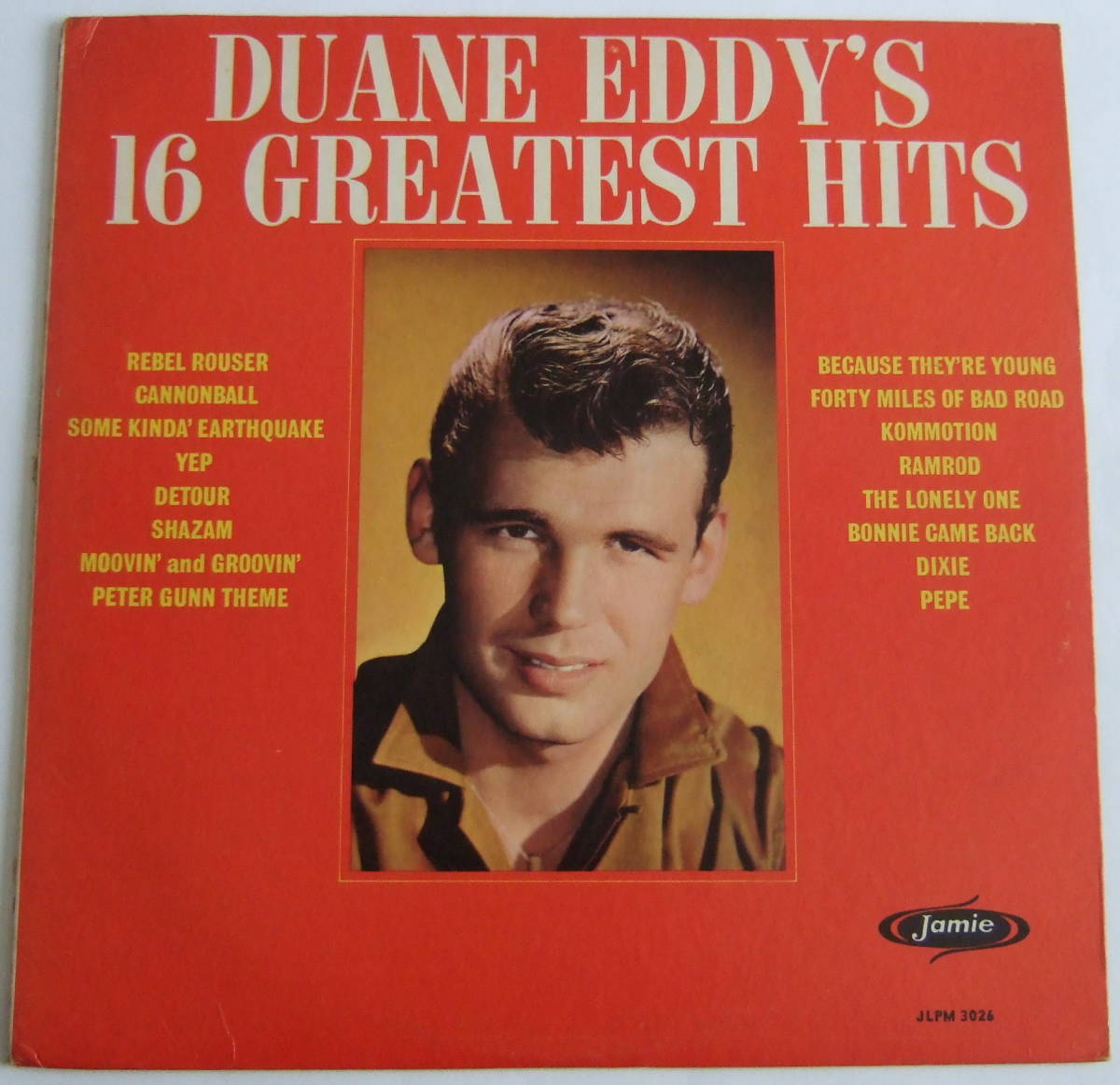 US ORIGINAL MONO DUANE EDDY’S 16 GREATEST HITS デュアン・エディ DUANE EDDY Jamie JLPM 3026拍卖