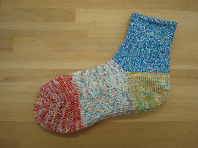 新品Mauna Kea(マウナケア)ソックス 3面切り替 MENS 10376 Blue拍卖