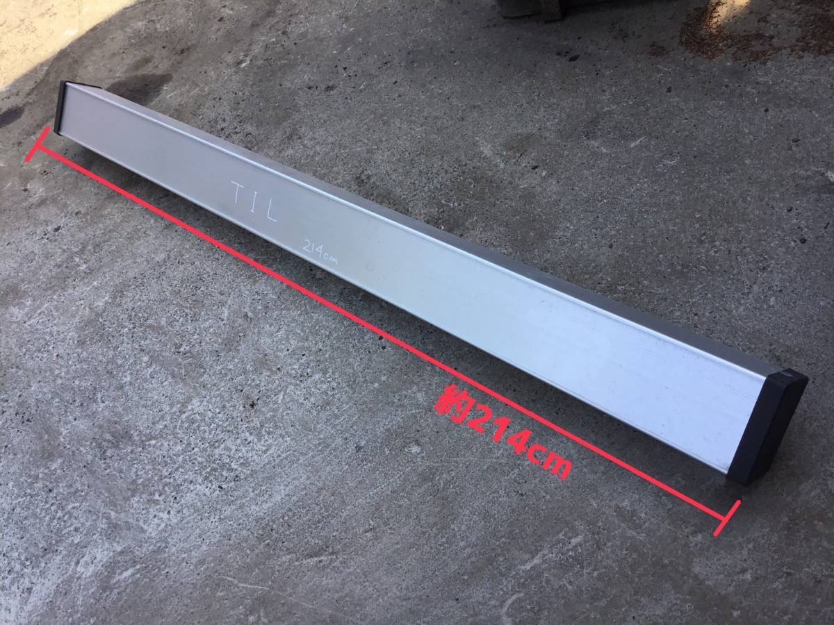T1L アルミ製 リアバンパー 大型車 増トン 214cm キズあり N 23513 即日発送可 ヤフオク 送料無料218×19×17拍卖