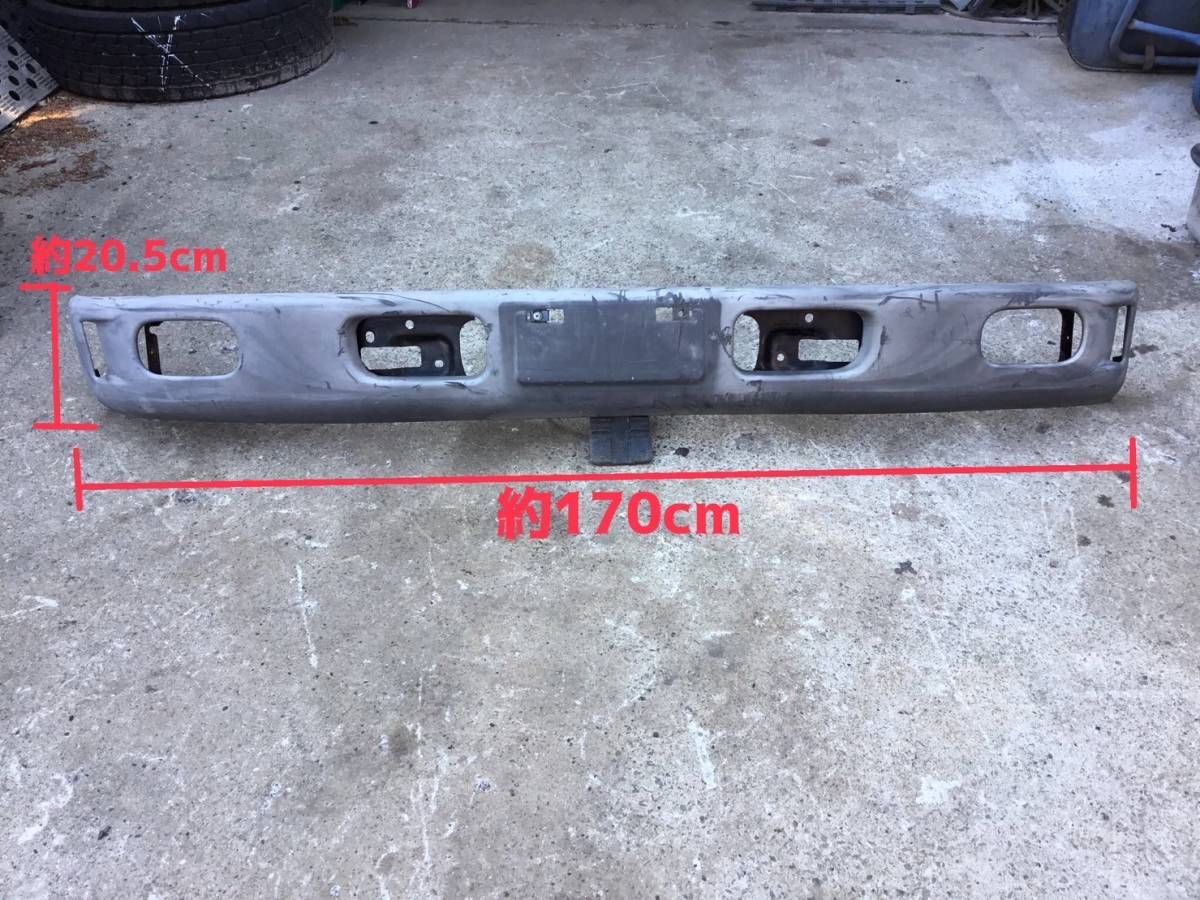 ① ジェネキャン 標準用 フロント バンパー 樹脂製 ブラケット付き B 23513 即日発送可 ヤフオク フソー 175×24×19拍卖