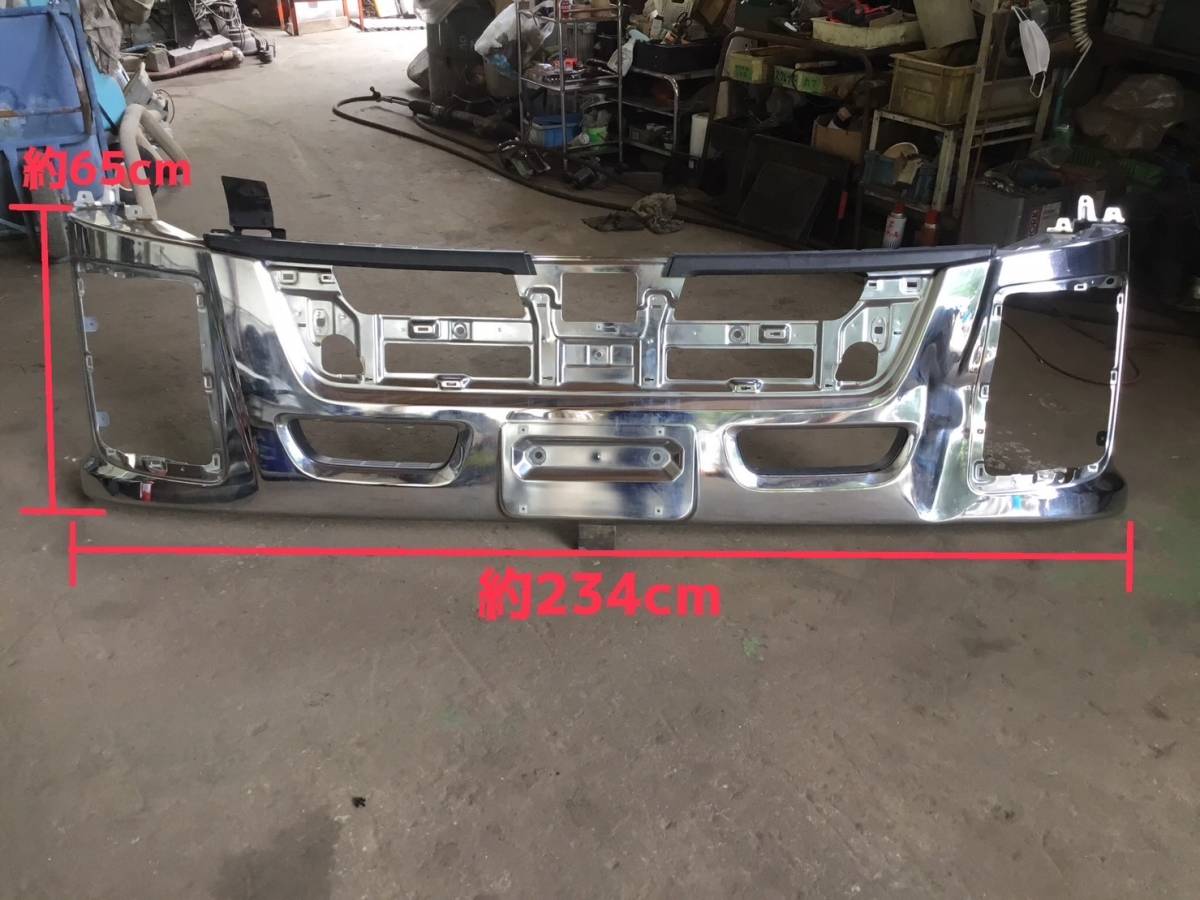 イスズ ファイブスター ギガ メッキ フロント バンパー 凹みあり G 23531 即日発送可 ヤフオク 240×74×30拍卖