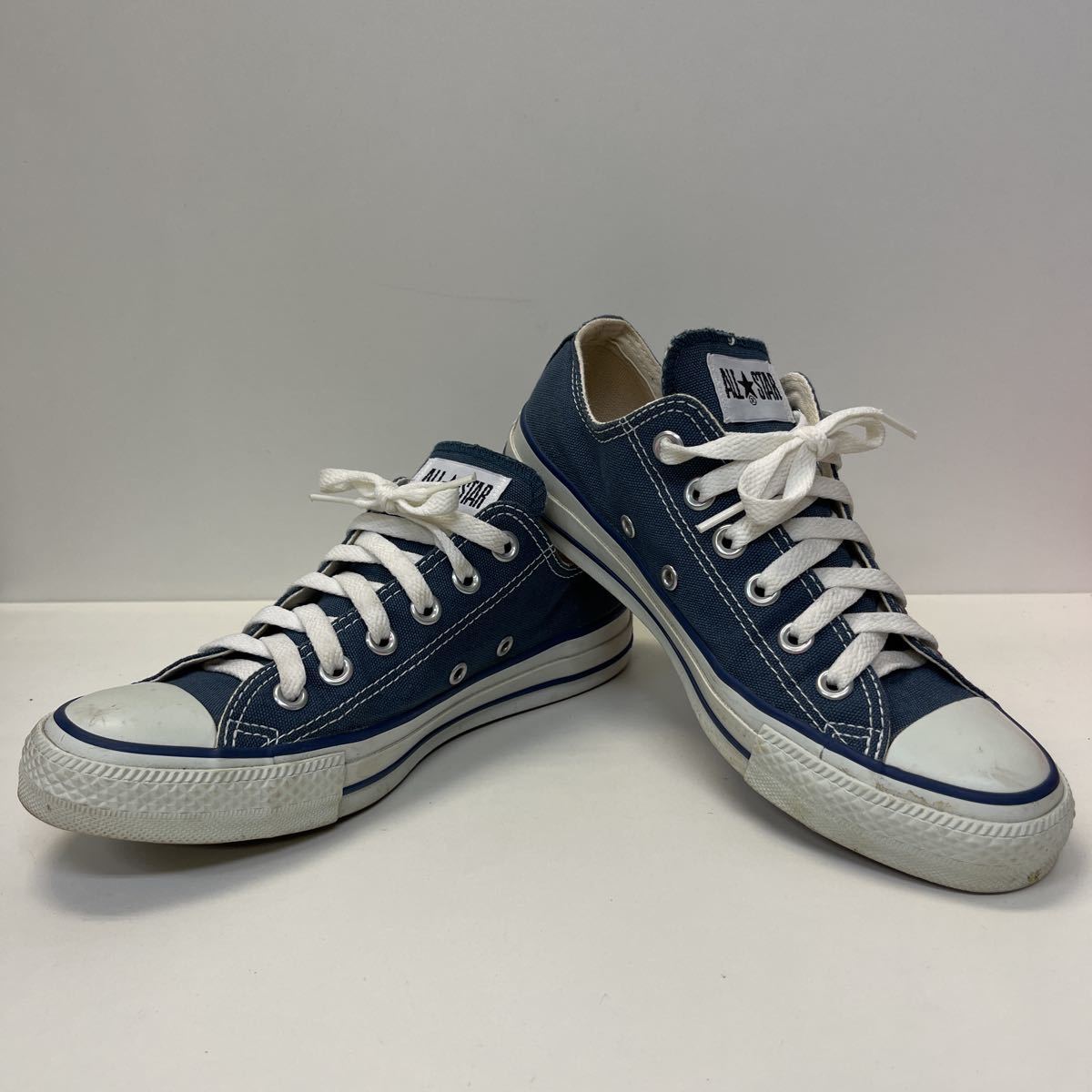 ◆オススメ◆CONVERSE オールスターLOWカット ネイビー系 サイズ24.0拍卖