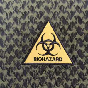 BIOHAZARD三角 刺繍パッチ ベルクロ ワッペン サバゲー ワッペン ベルクロ サバゲー拍卖
