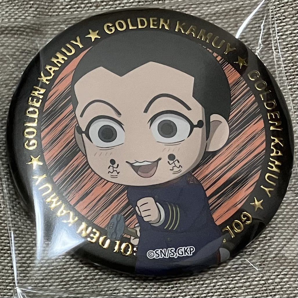 ゴールデンカムイ 缶バッジ 宇佐美時重 黄金遊戯 ちびキャラ 宇佐美上等兵 宇佐美拍卖