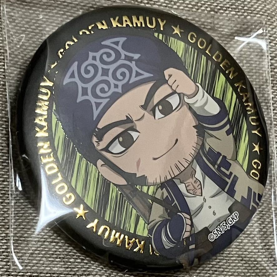 ゴールデンカムイ 缶バッジ 谷垣源次郎 黄金遊戯 ちびキャラ拍卖