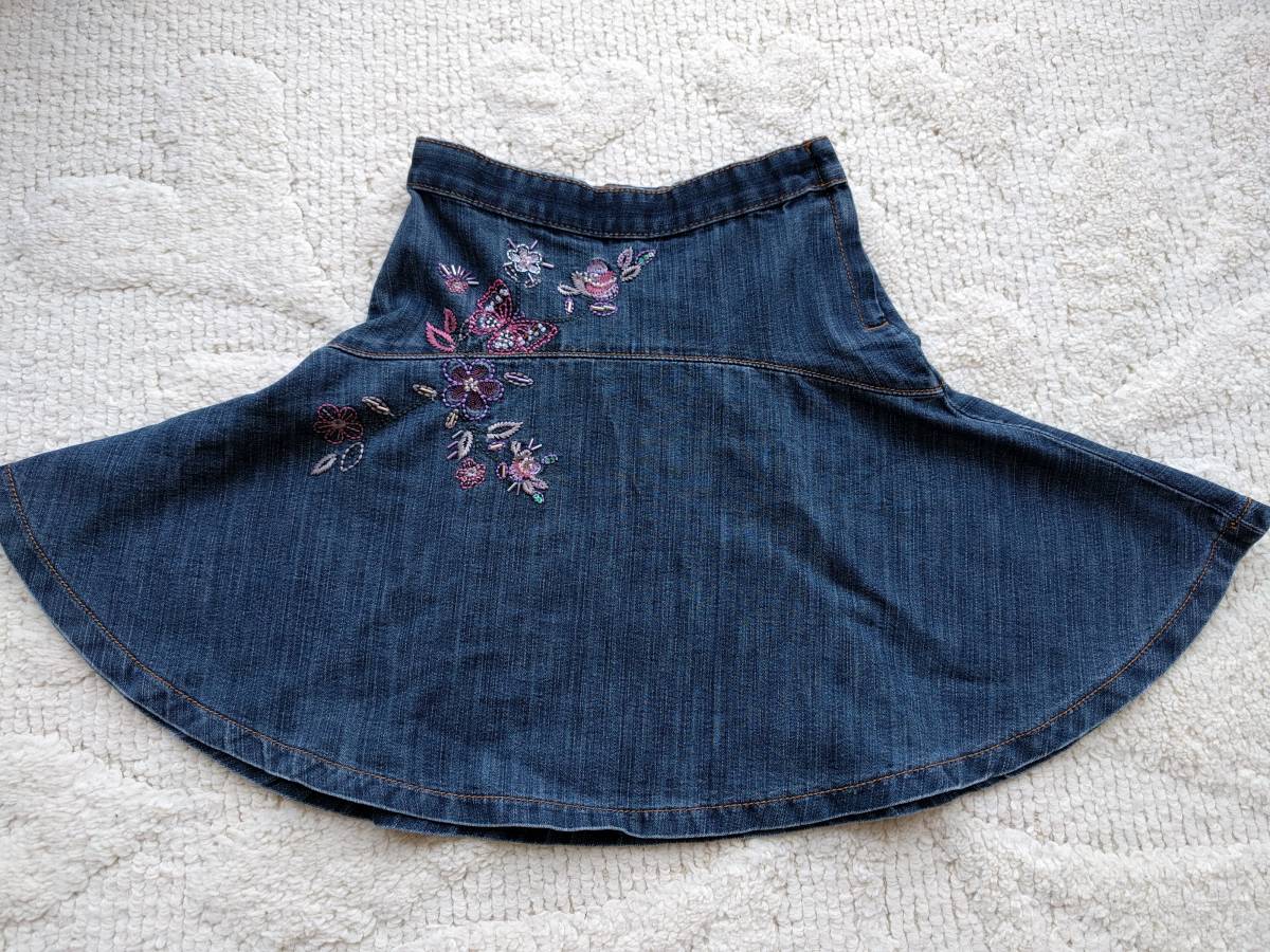 ◆美品USED◆ネクスト NEXT ソフトデニム スカート サイズ:98(100~110くらい) オシャレ~♪拍卖