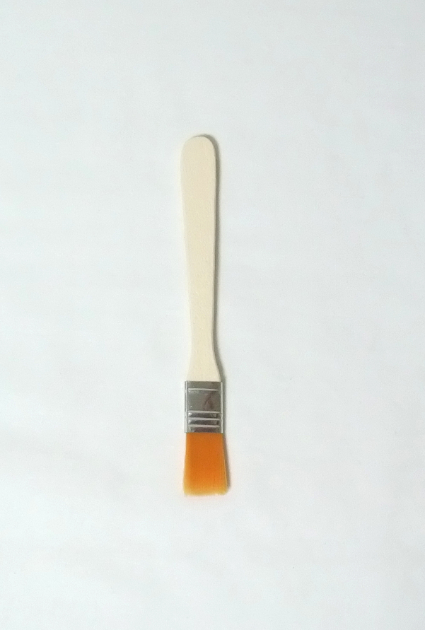 ハケ(幅約15mm、ナイロン毛、ハンドル部木製、クリーニング、新品) 拍卖