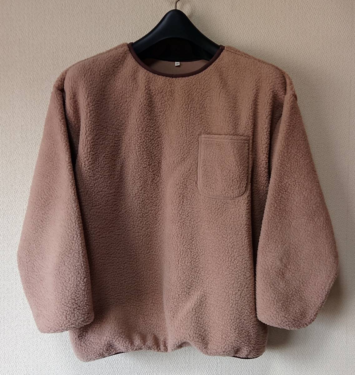 ★女性用【フリーストップス】ホームウエア・ライトブラウン women'sM・イオン購入・試着のみ・USED品★拍卖