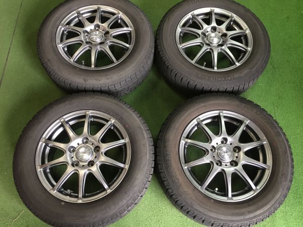 送料無料 スタッドレスセット ヨコハマ アイスガード50+ 195/65R15 2015年製造 ノア ヴォクシー エスクァイア ステップワゴン拍卖