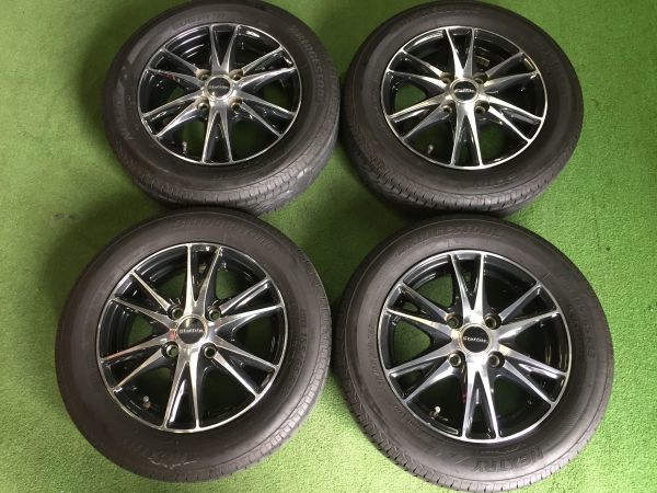 送料無料 ラジアルセット ラフィット ブリヂストン ネクストリー 155/65R13 2019年製造 ワゴンR ムーブ ライフ マックス など拍卖