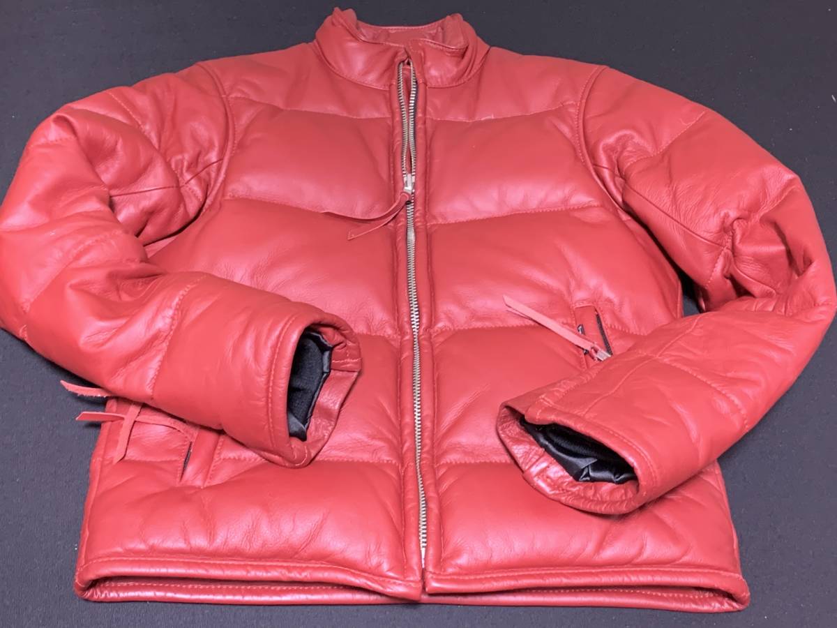 カドヤ K's Leather レザーダウンライディングジャケット M/W レディース used 良品 拍卖