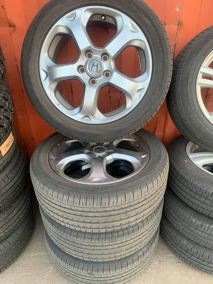 Y921 205/55R17 yokohama ヨコハマ 2017年 PCD114.3 5H 6J off 55 4本セット拍卖