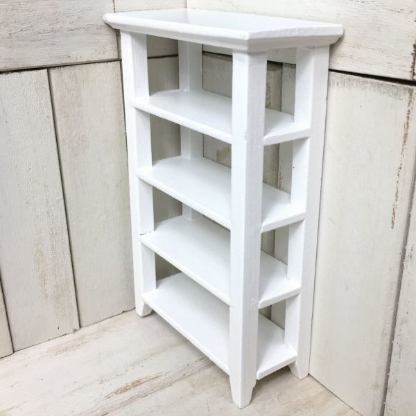 u057◆ナチュラルな収納◆ ドールハウス 用 ミニチュア 棚 シェルフ ラック 飾り 家具 Doll House Blythe ブライス シルバニア リーメント拍卖