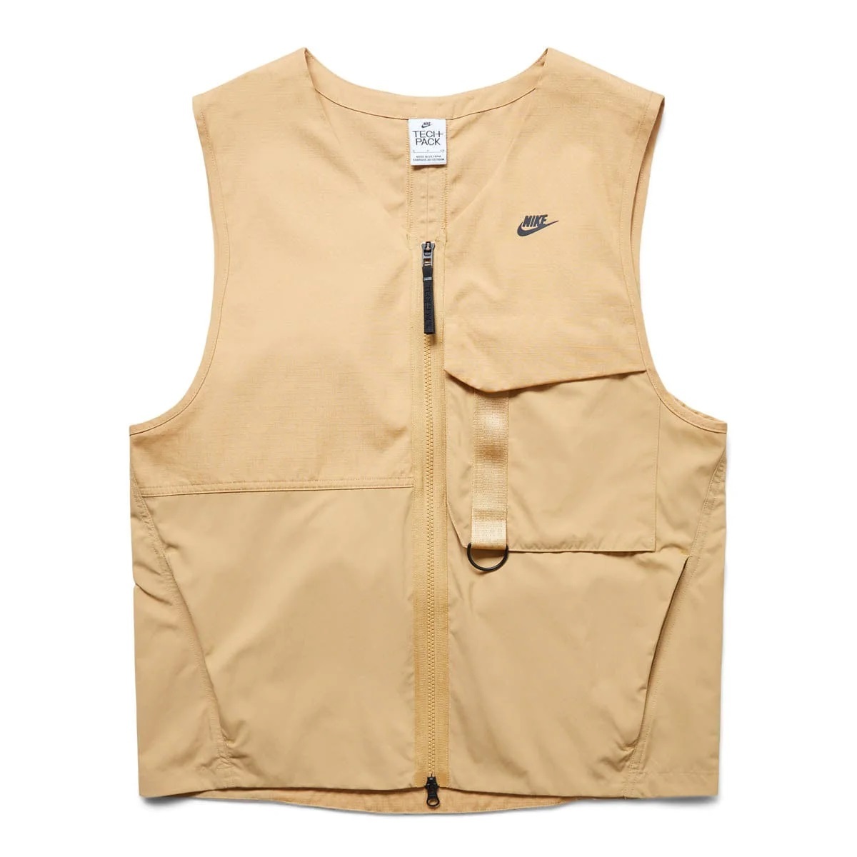 ■NIKE NSW TECH PACK UNLINED VEST 薄黄土色 新品 Mサイズ ナイキ スポーツウエア テックパック アンラインド ベスト DM5535-737拍卖