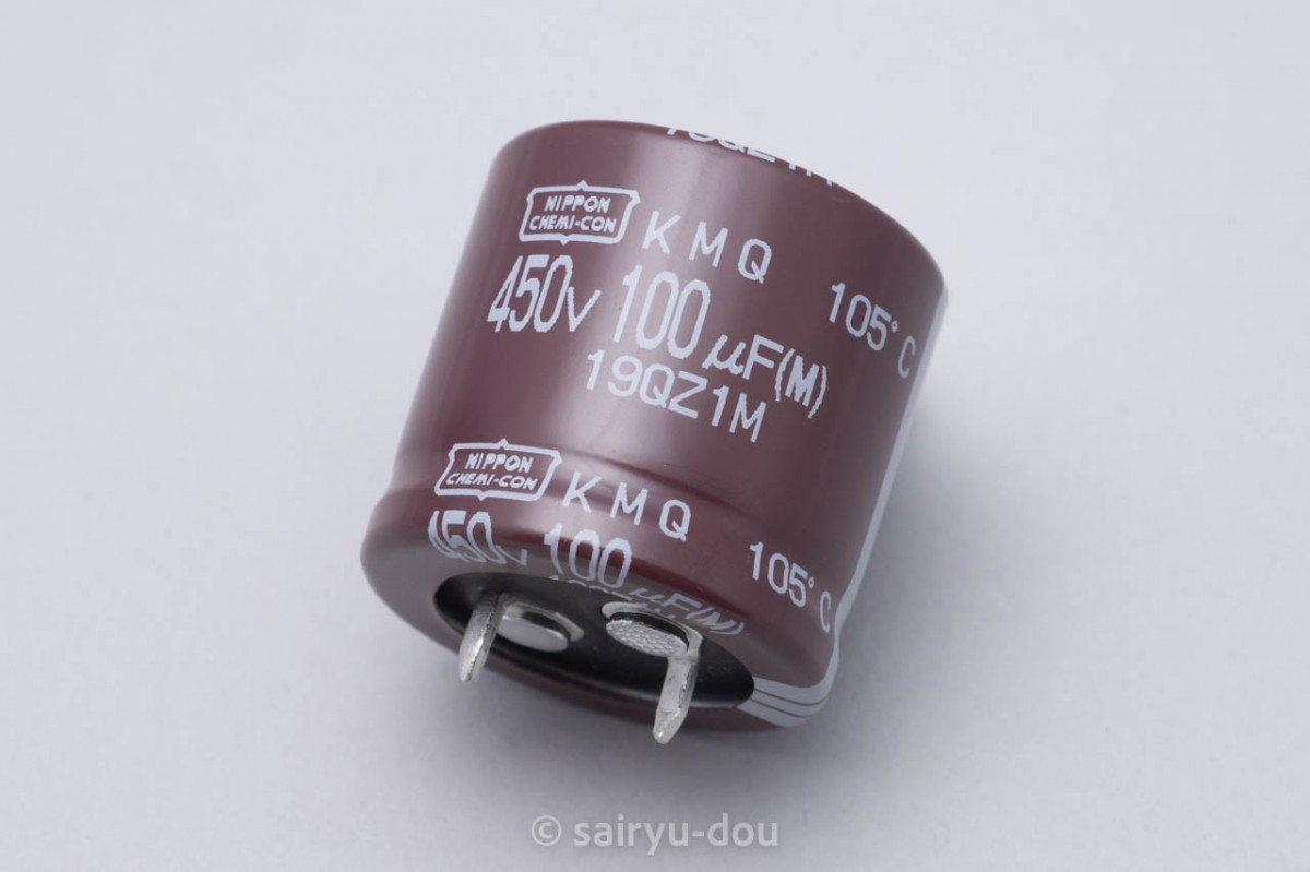 日本ケミコン KMQ 450V/100μF 基盤自立型・電解コンデンサ 新品1個B拍卖