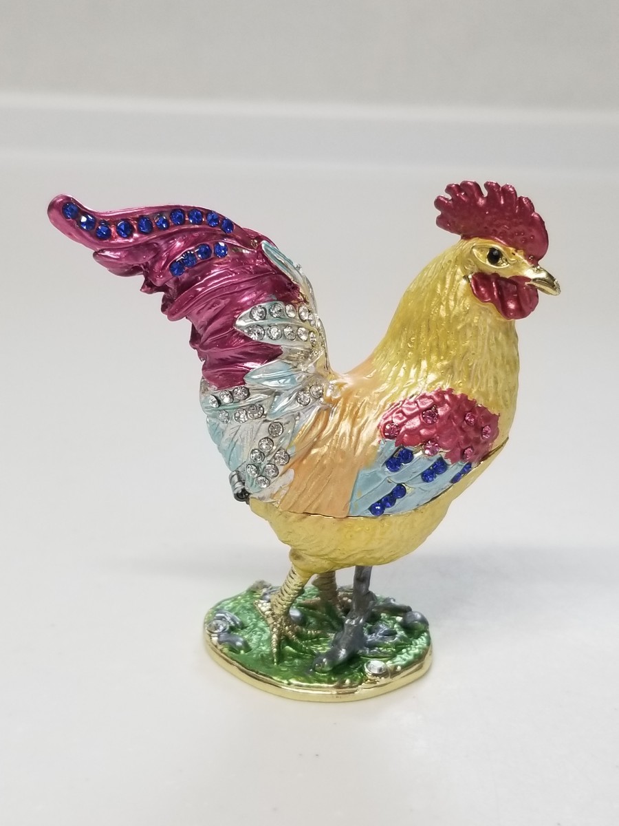 金属製 鶏の置物 鳥拍卖