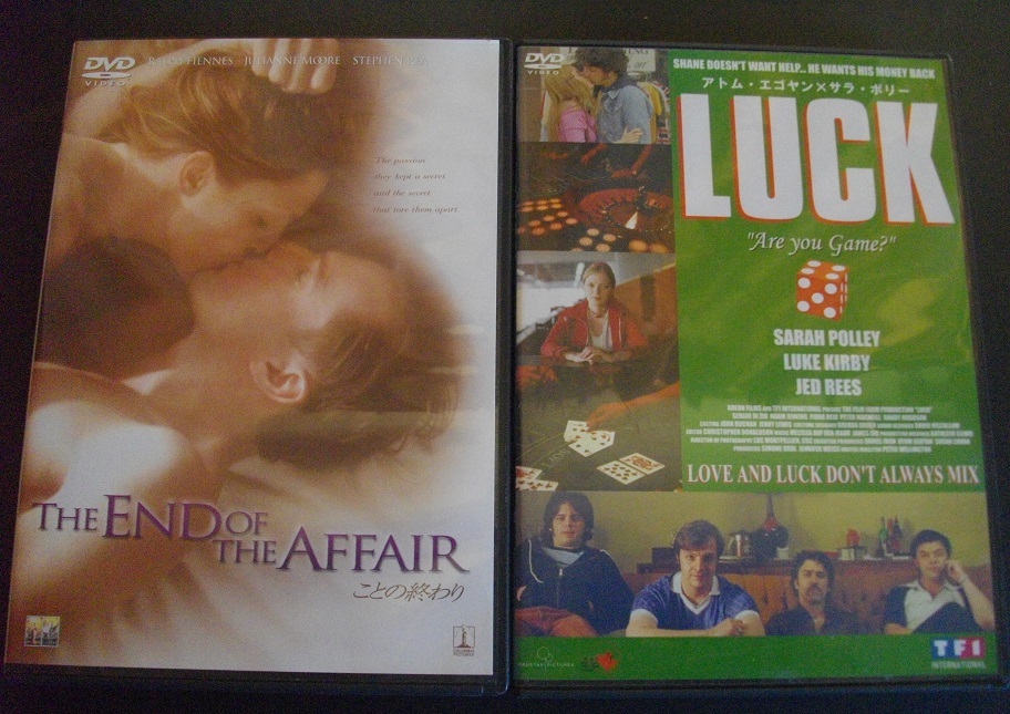 「ことの終わり」「LUCK」 中古  DVD  2本セット   送料無料  1188拍卖