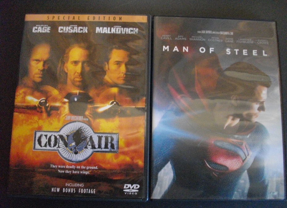 「コン・エアー」「マン・オブ・スティール」 中古  DVD  2本セット   送料無料  1179拍卖