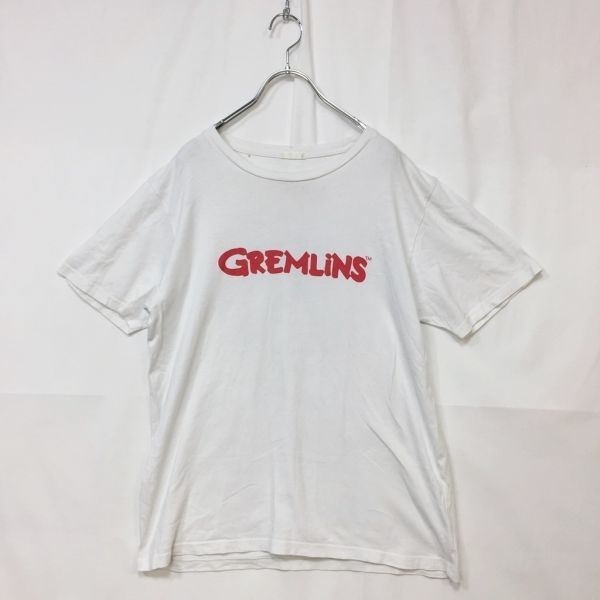 グレムリンGU Tシャツ 半袖 ロゴあり GREMLINS ホワイト サイズL メンズ拍卖