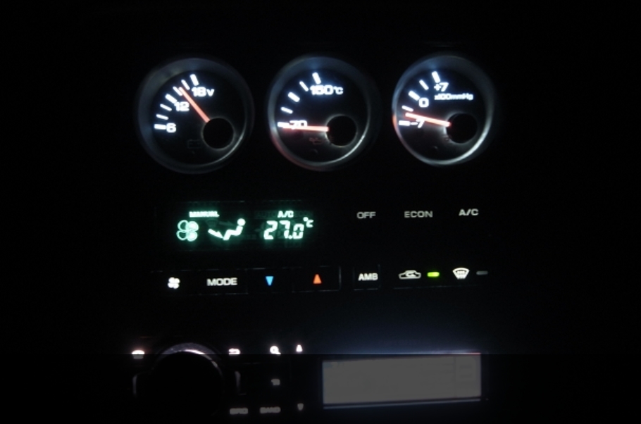 スカイライン BNR32 3連メーターパネル バックライト ホワイト LEDセット GT-R /t5拍卖